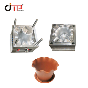 Factory Hot Sale Geometric Custom P20 Household Plastic Injection Round Flower Pot Mould